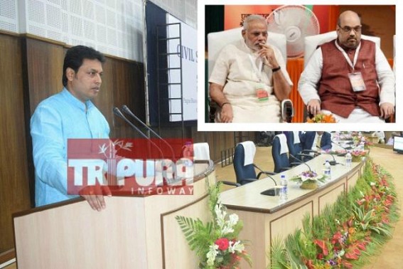 PM Modi, Amit Shah to discipline â€˜CLOWNâ€™ Biplab Deb in Delhi : BJP drops Tripura CMâ€™s name from Karnataka Election campaign list, â€˜Motormouthâ€™ Biplabâ€™s misery begins   